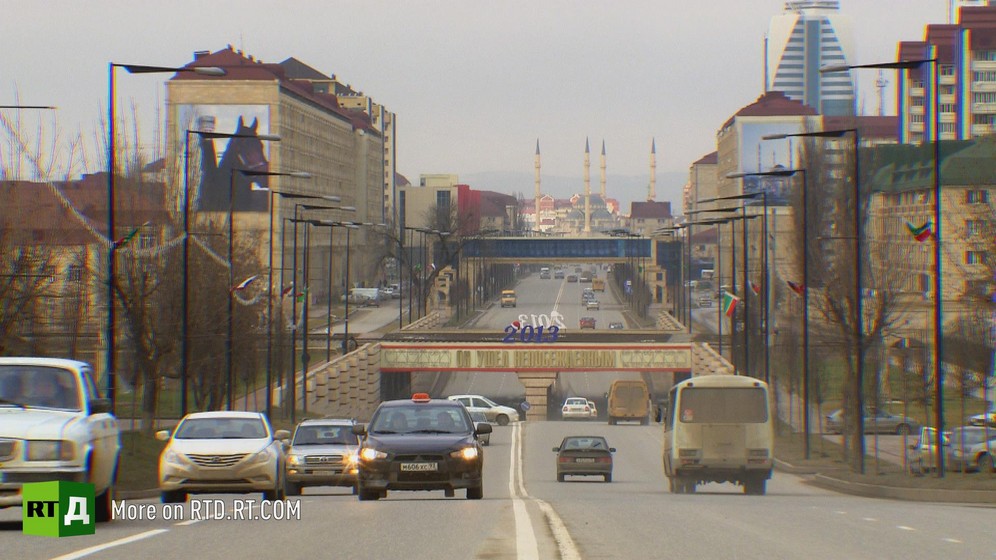 The Chechen capital Grozny 