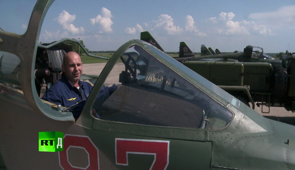 SU-25 ground attack aircraft
