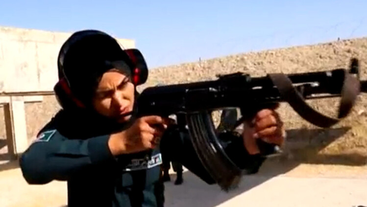 Afghani policewomen