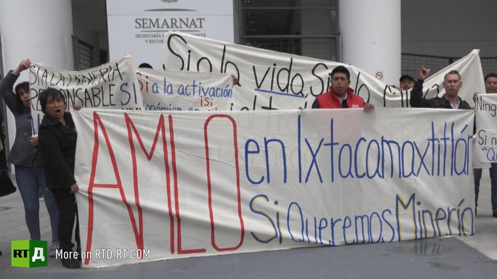 Mexican villagers support mining industry in Ixtacamaxtitlan