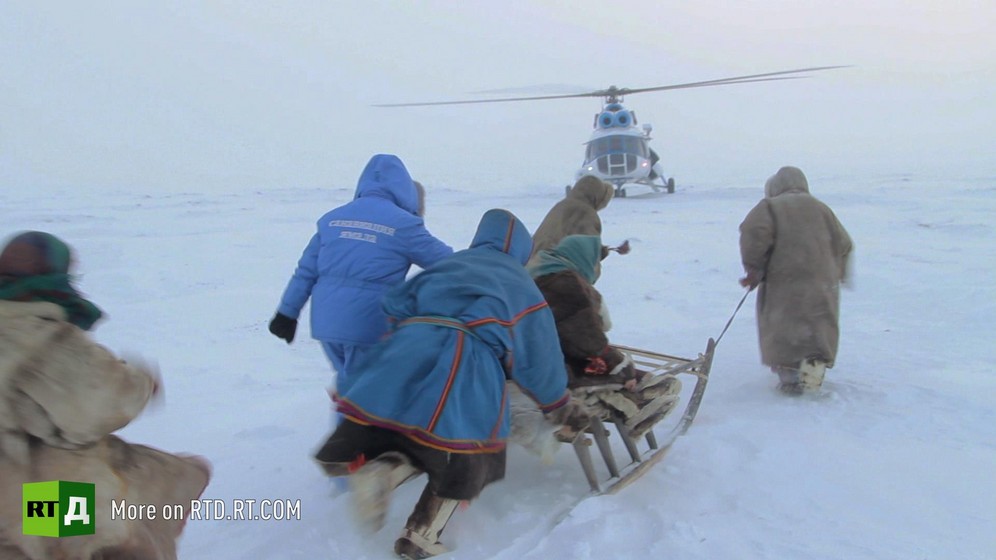 Air ambulance in Russia's Far North