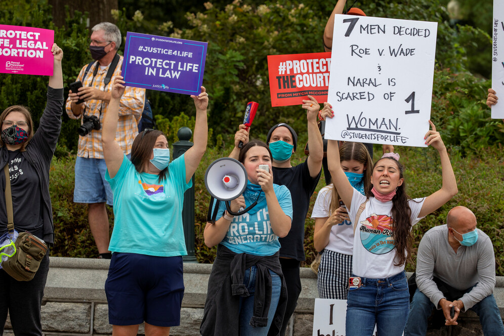 protests at the us supreme court