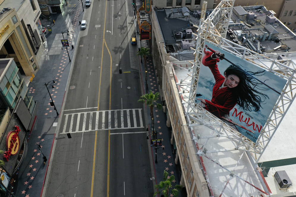 hollywood boulevard mulan poster