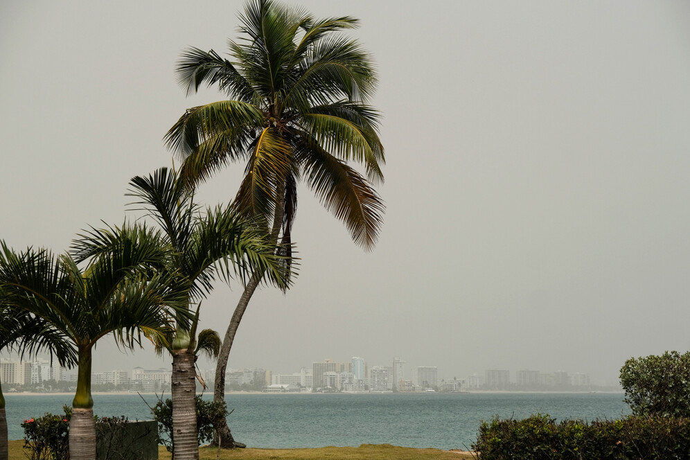 Saharan dust cloud 2020 Puerto Rico