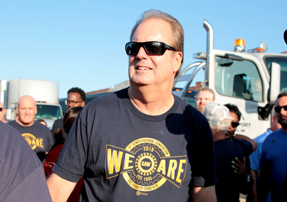 united auto workers on labor day parade