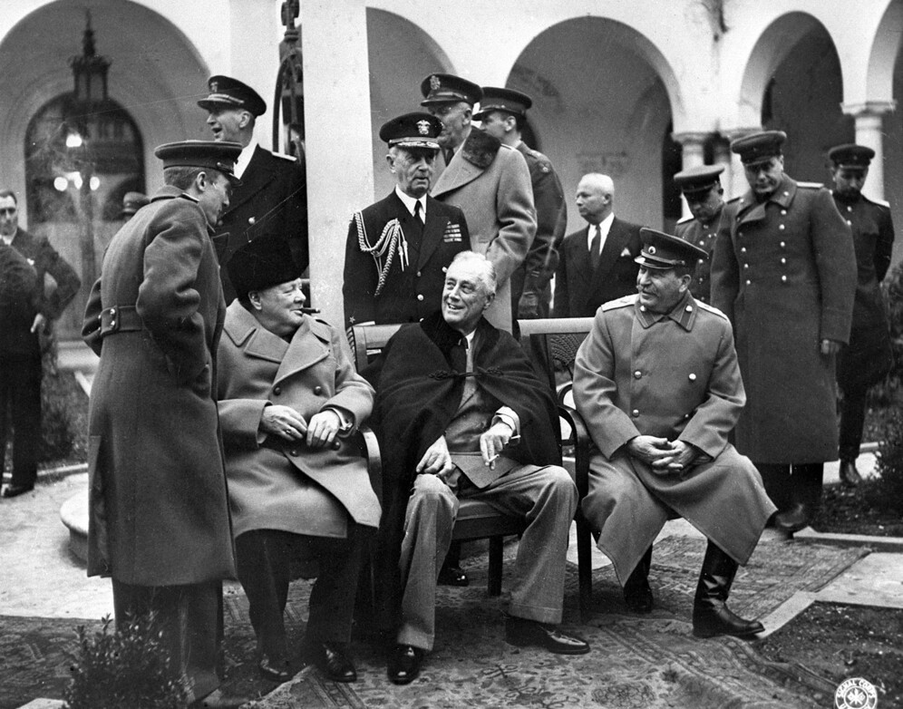 yalta conference churchill roosevelt stalin