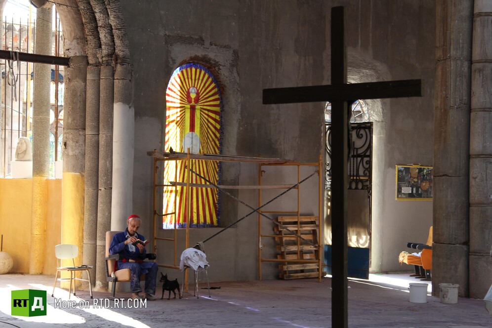 Still taken from RTD architecture documentary The Madman of the Cathedral about Don Justo, from Mejorada del Campo, Spain.